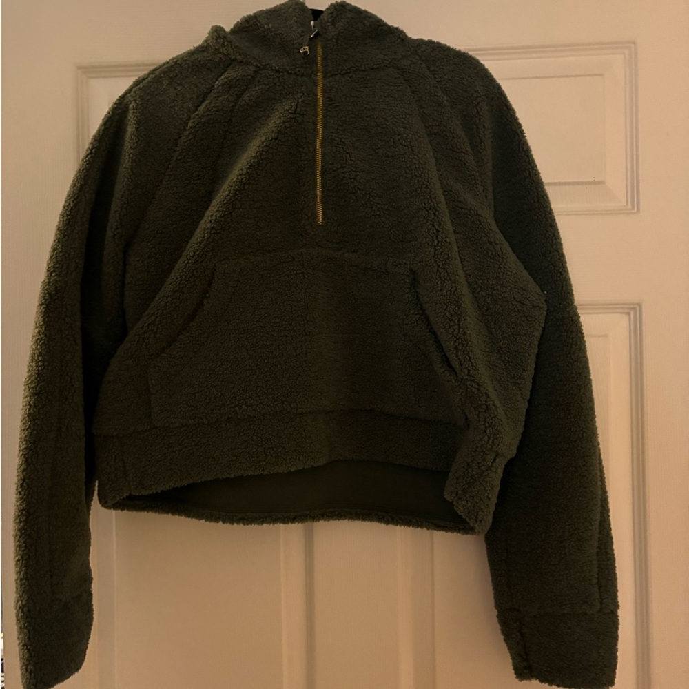 Lululemon Scuba Oversized half-zip fleece hoodie